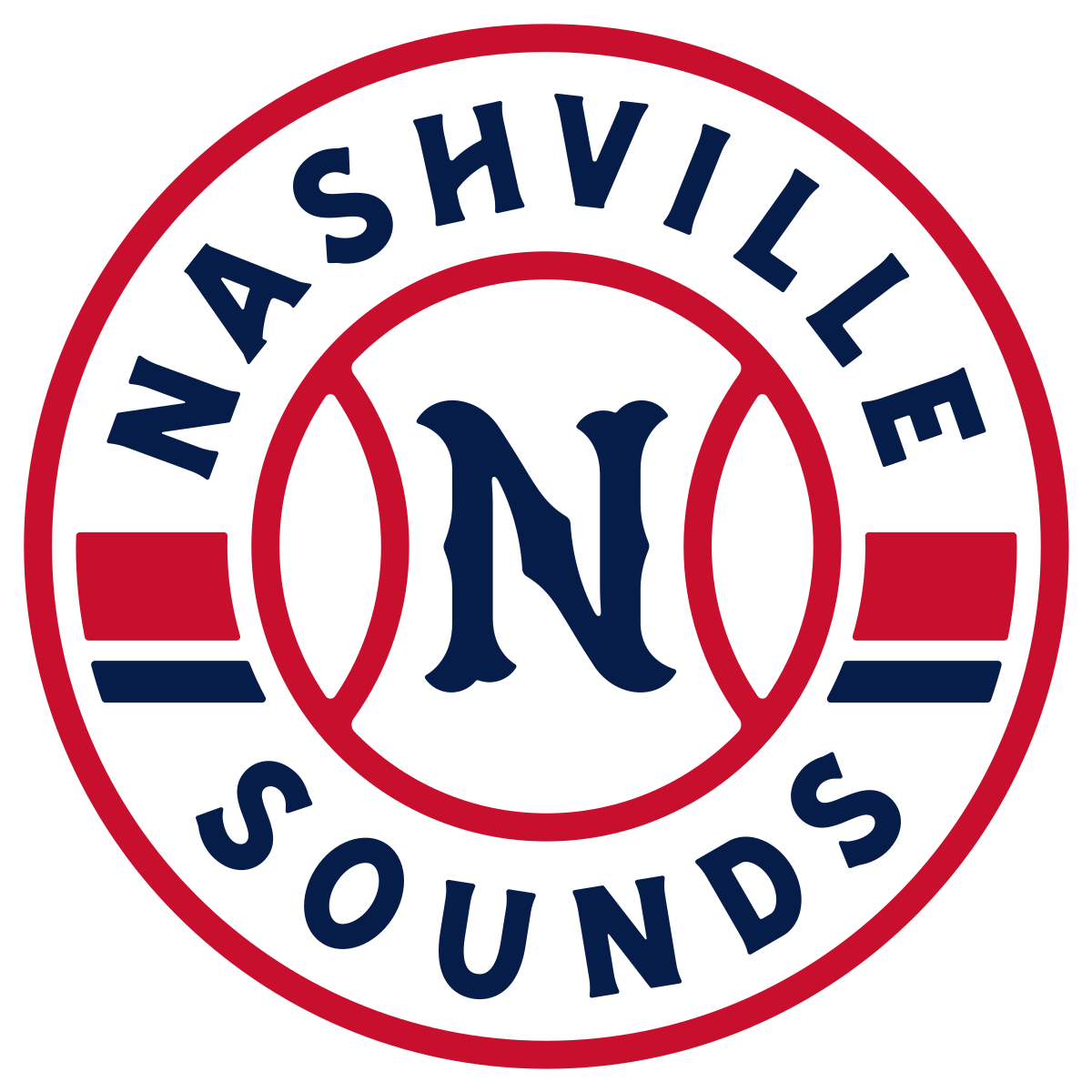 Nashville Sounds Png Hd (red, white, navy, black)