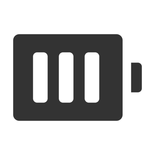 Basic Battery Energy Free Png Icon Download (black)