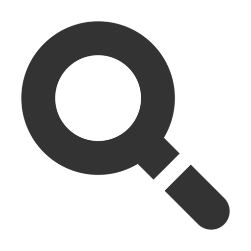 Basic Magnifier Search Free Png Icon Download (black)