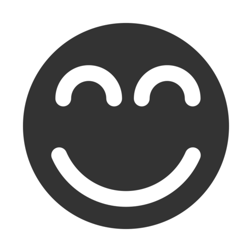 Basic Smile Ui Free Transparent Png Icon Download (black)