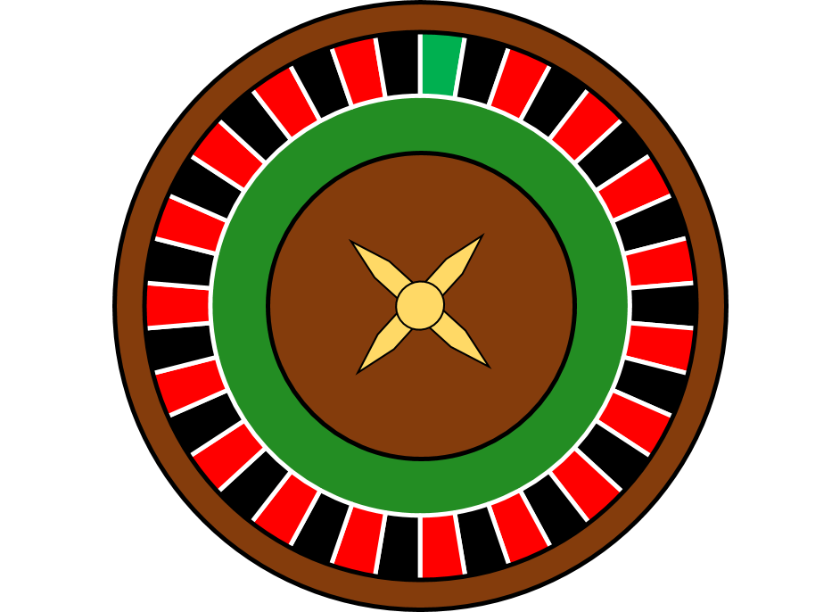 Casino Roulette Png Image (black, red, maroon, green)