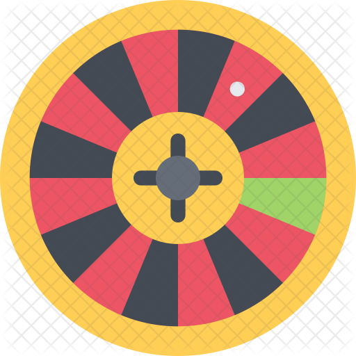 Casino Roulette Png Image (gold, indigo, salmon, white)