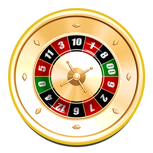 Casino Roulette Transparent (beige, black, salmon, white)