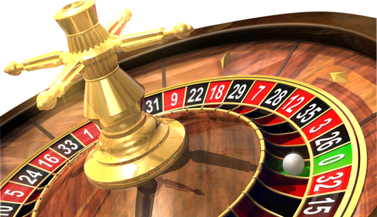 Casino Roulette (beige, black, white)