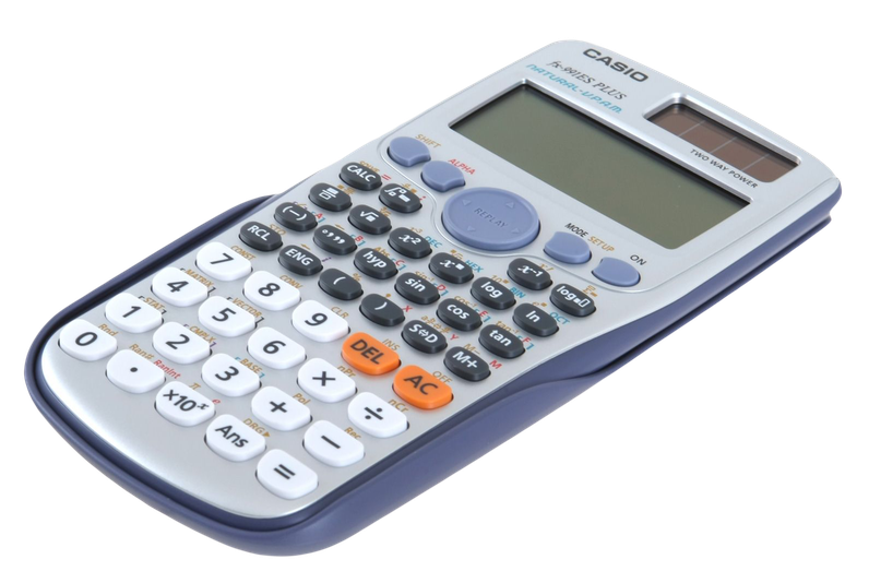 Casio Scientific Calculator Png Clipart (silver, black, white, gray, lavender)