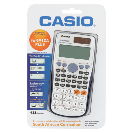 Casio Scientific Calculator Png File (black, lavender)