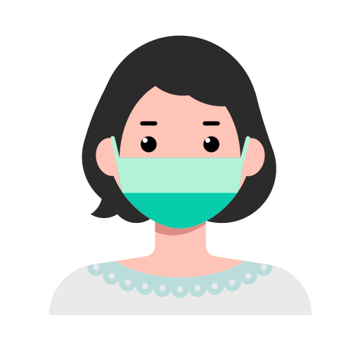 Mask Female Coronavirus Protection Measures Icon Free Transparent Png Icon Download (mint, black, lavender, pink, teal)