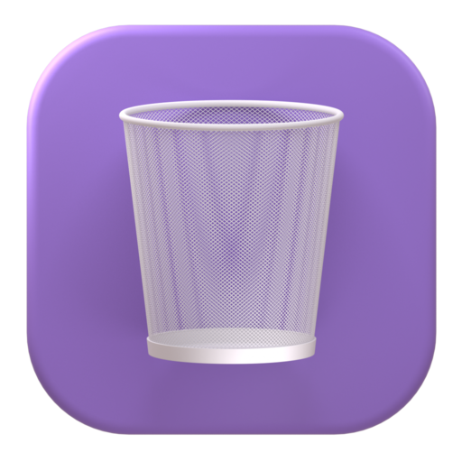 Basket Trash Recycle Bin Icon Free Png Icon Download (gray, black, plum)