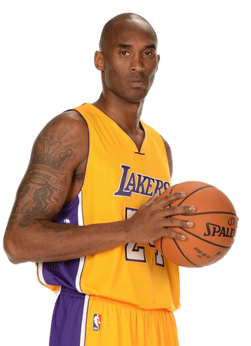 Basketball Player Kobe Bryant Png Photo (chocolate, black, gold, orange, indigo)