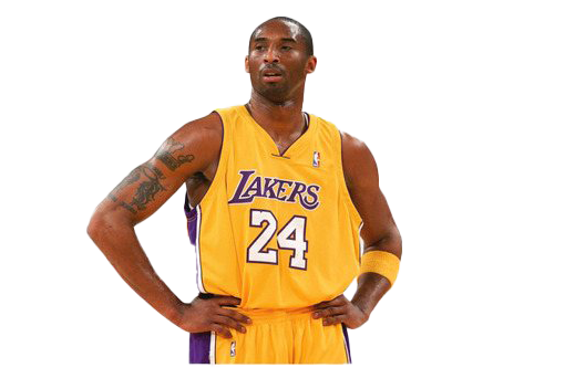 Basketball Player Kobe Bryant Png Pic (white, orange)