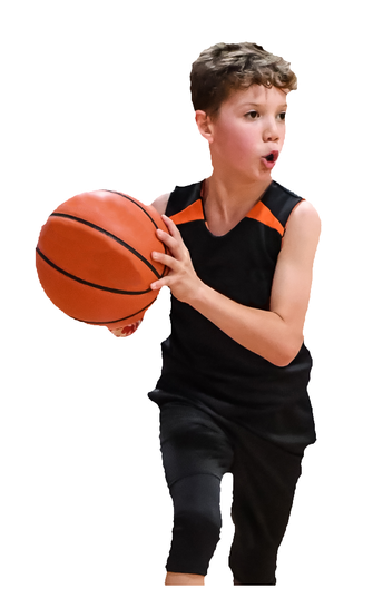 Basketball Players Png Isolated Image (black)