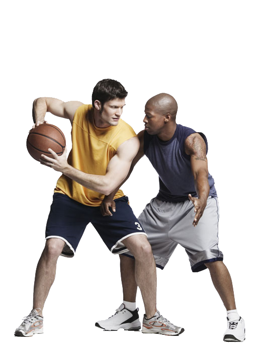 Basketball Team Players Png (white, black)