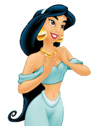 Jasmine Transparent Background (black, mint)