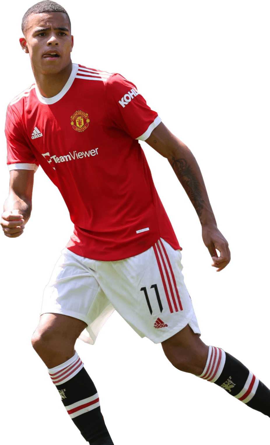 Mason Greenwood Png Image (black, maroon, white)