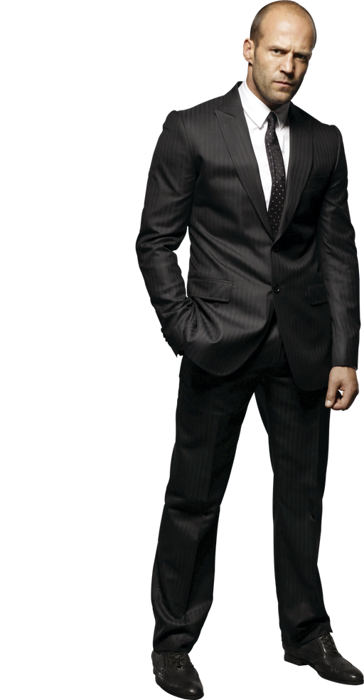 Jason Statham Png Clipart (black)