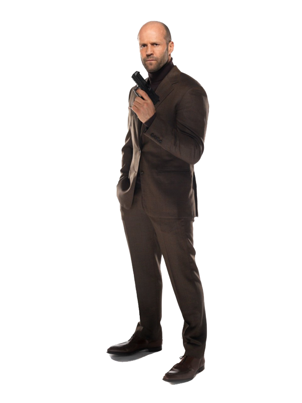 Jason Statham Png Transparent Image (white, maroon, black)