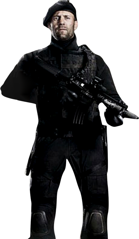 Jason Statham Transparent Png (black)