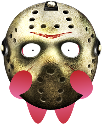 Jason Voorhees Mask Transparent Png (white, chocolate, black, salmon)