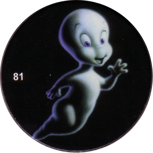 Casper Cute Ghost Png File (black, white)