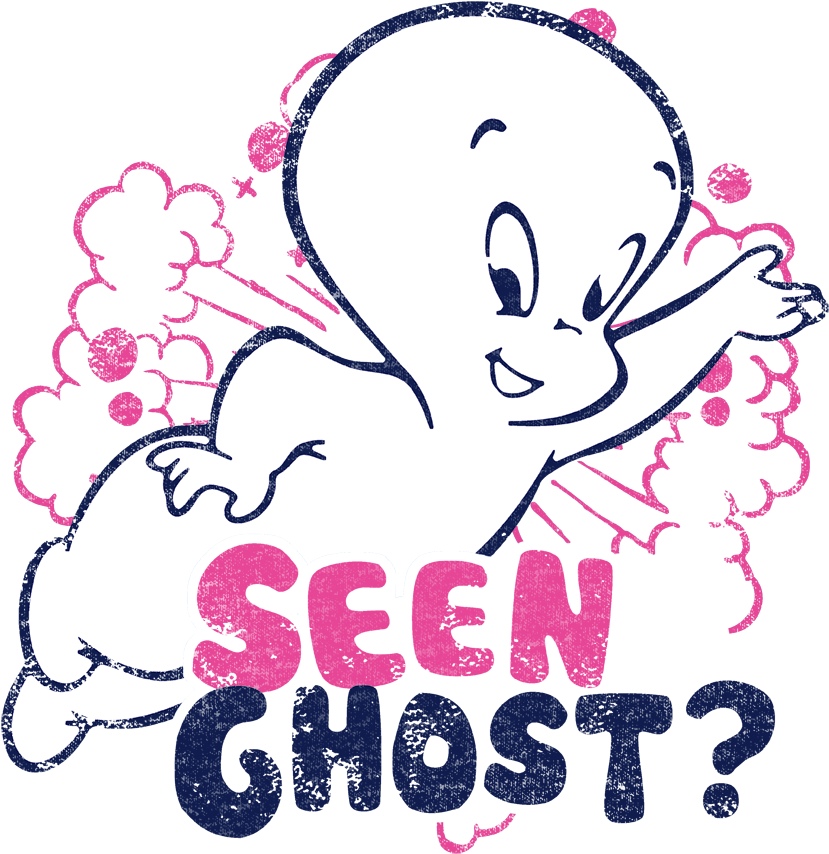 Casper Cute Ghost Png Image Hd (black, salmon, navy, white)