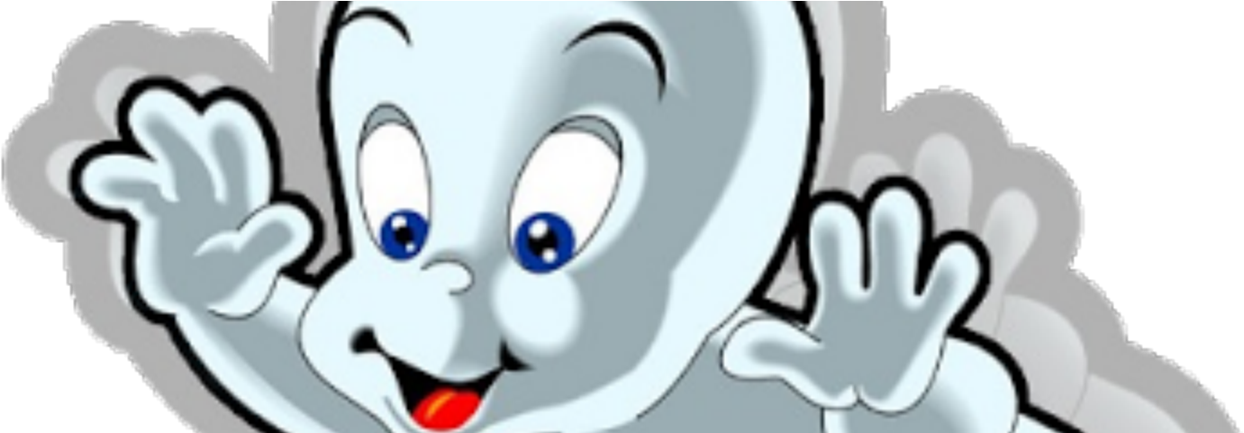 Casper Cute Ghost Png Photos (black, lavender, silver, white)