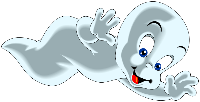 Casper Png Clipart (silver, white, black, gray, lavender)