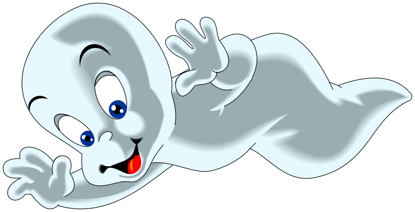 Casper Png File (black, white, silver, lavender)