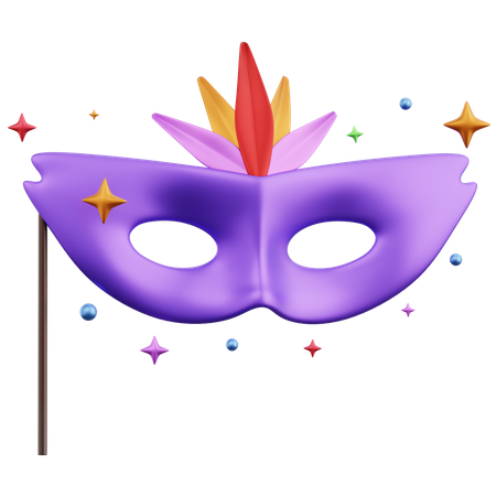 Masquerade Png File (black, maroon, plum)