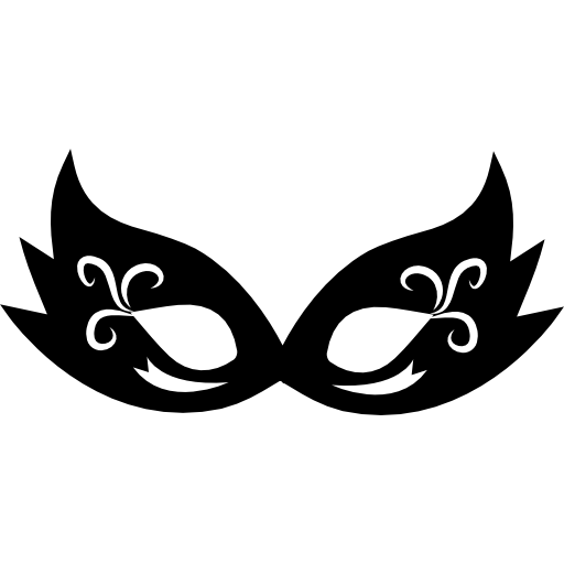 Masquerade Png Hd (black, white, lavender)