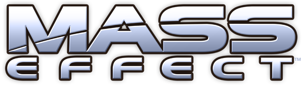 Mass Effect Logo Png Image (black, lavender, silver, white)