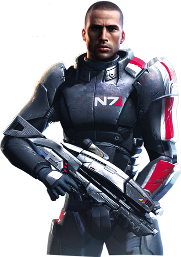 Mass Effect Png File (white, black)