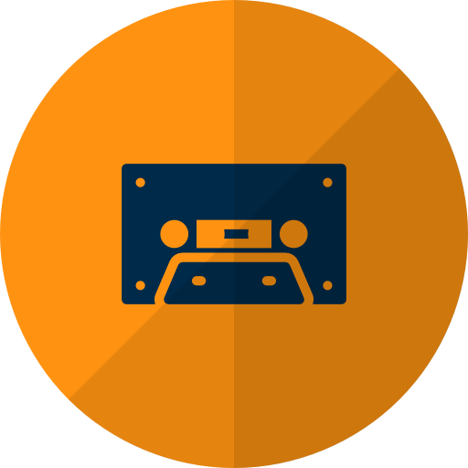 Cassette Tape Icon Free Transparent Png Icon Download Path (navy, orange, chocolate, black)