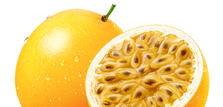 Passion Fruit Png Isolated Image (white, salmon, gold)