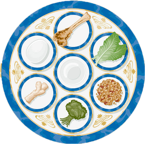 Passover Png Pic (lavender, black, white, teal)