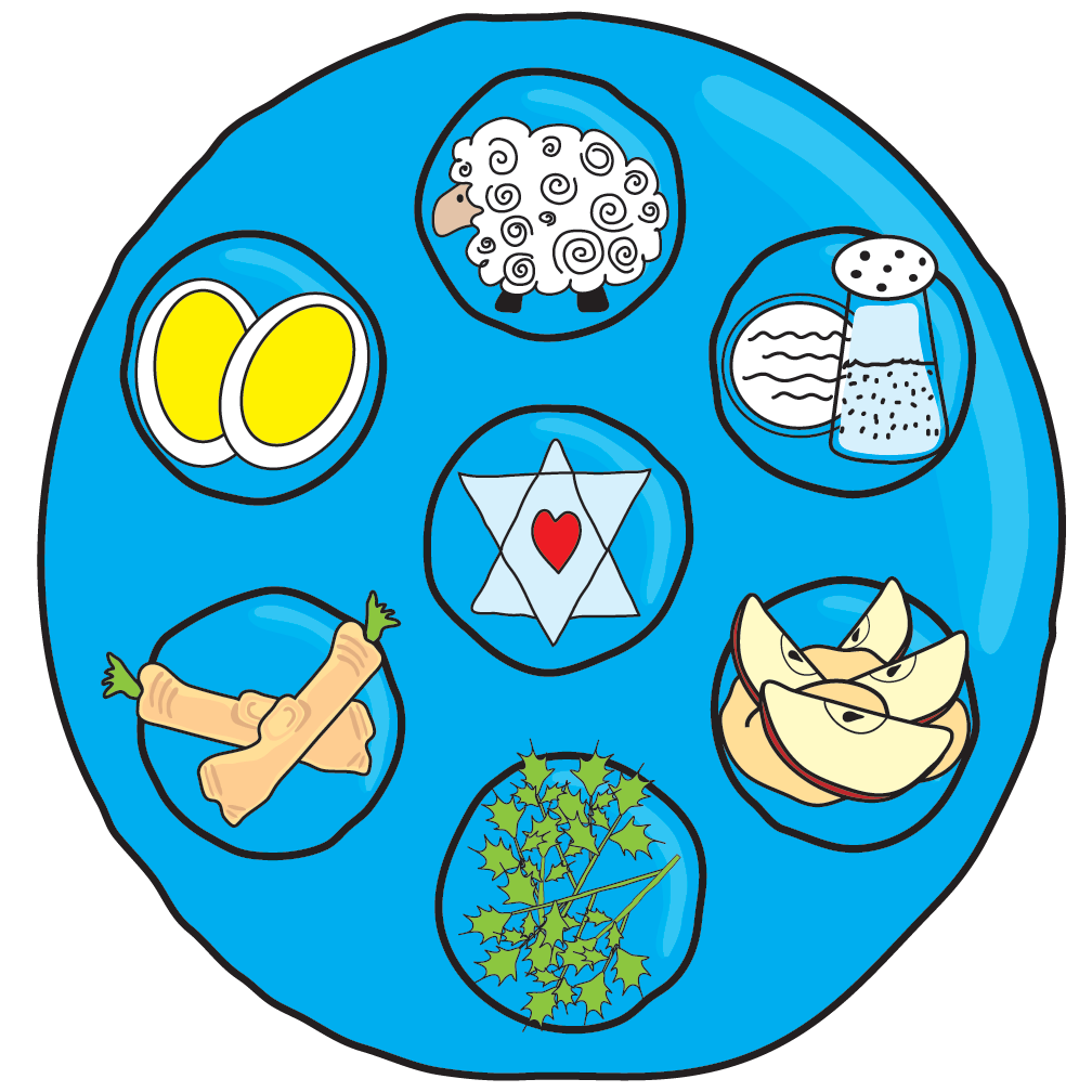 Passover Png Transparent Picture (greenish blue, black, yellow)