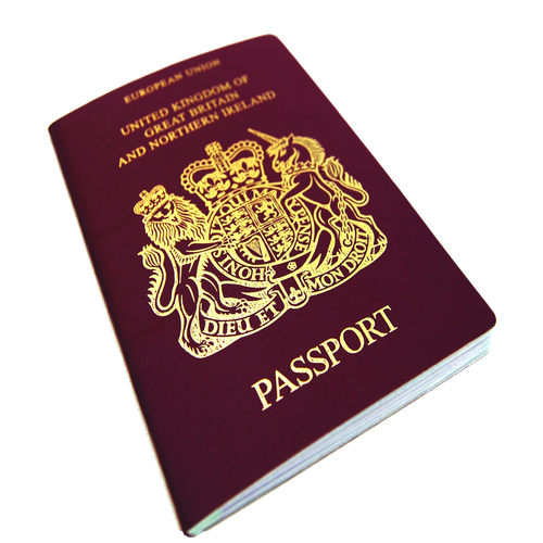 Passport Png File (black, maroon)