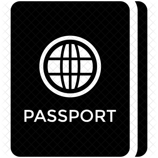 Passport Png Hd (black)