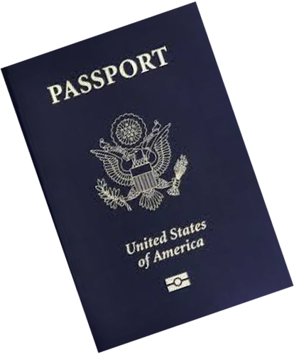 Passport Transparent Background (white, black)