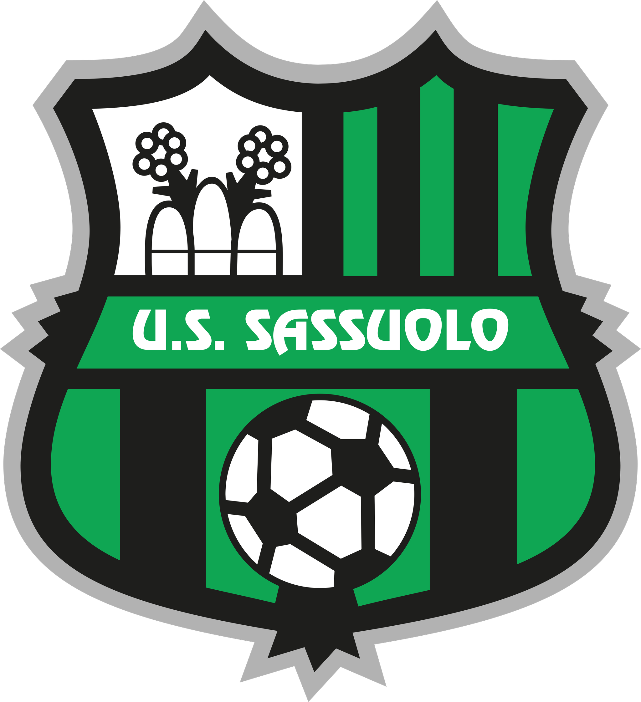 Sassuolo Png File (black, white, teal)