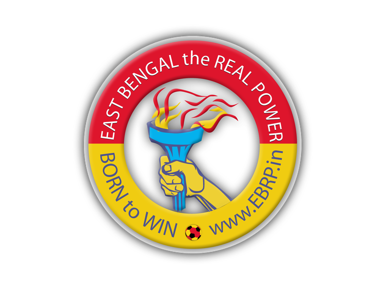 East Bengal F.C Png (black, gold, white, red)