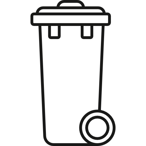 Waste Garbage Can Vector Png Transparent Image (gray, black, white, silver, lavender)