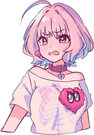 Pastel Anime Girl Png Free Download (black, pink, beige)