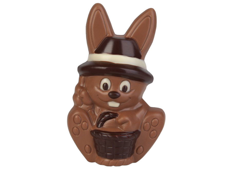 Easter Bunny Chocolate Background Png (black, white, olive)