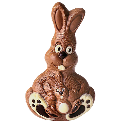 Easter Bunny Chocolate Png Hd (beige, salmon, chocolate, maroon, black)