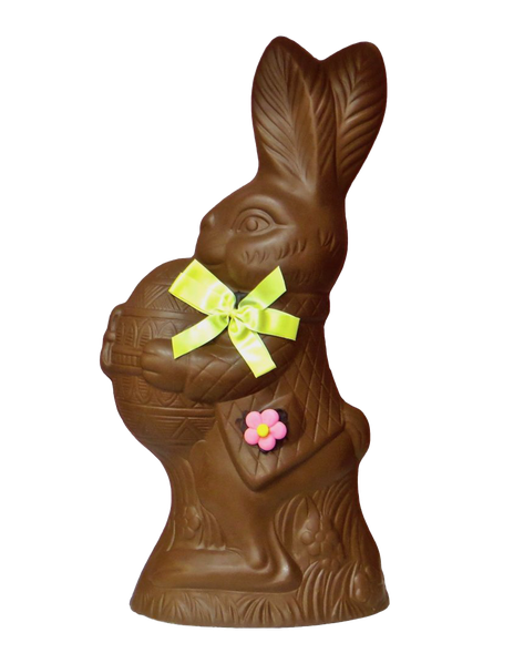 Easter Bunny Chocolate Png Image (black, maroon, olive)