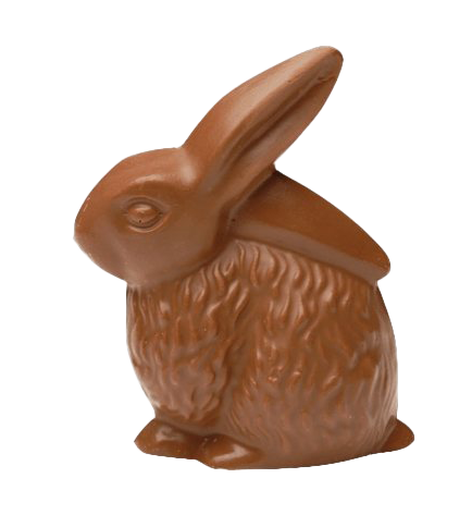 Easter Bunny Chocolate Transparent Png (white, olive)