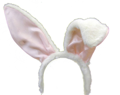 Easter Bunny Ears Transparent Background (black)