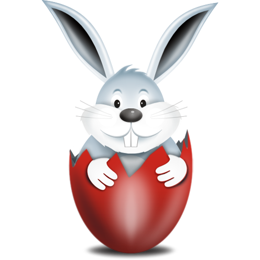 Easter Bunny Png Free Download (black, white)