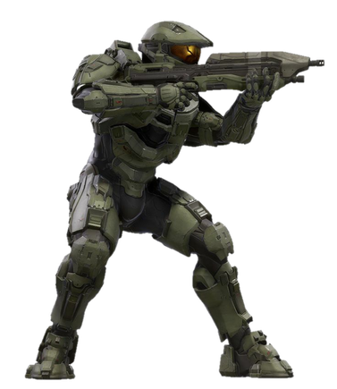 Master Chief Background Png (black)