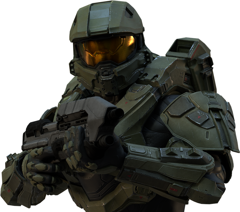 Master Chief Png Transparent (black)